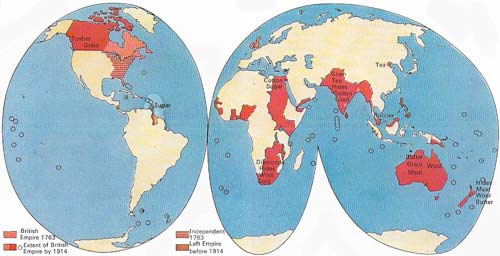 The British Empire at its greatest extent in 1914 was the largest empire in the history of the world.