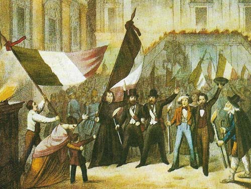 Mazzini's proclamation of a Roman Republic in 1849 left a legend of heroism to Italy. Giuseppe Mazzini (1805-1872) had founded 'Young Italy' to lead his countrymen towards democracy without outside help or compromise, and dreamed of a state that would 'evoke the soul of Italy'.