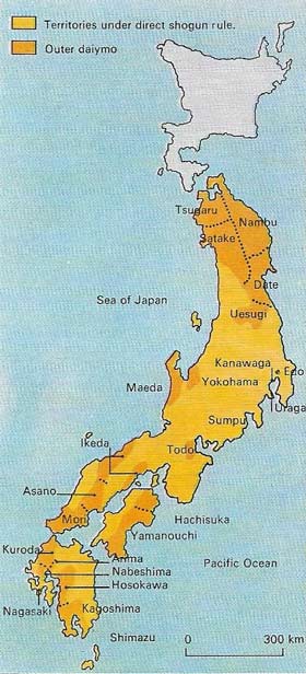 Following his victory at Sekigahara (1600), Ieyasu redrew the political map of Japan to reduce possible threats to his supremacy.