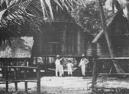 Malay House, photographed in the 1880s, gave governors a residence in the native style.