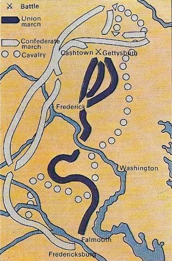 Gettysburg marked the turning point of the war in 1863 when a daring Confederate invasion of Pennsylvania was blocked in a ferocious three-day battle.