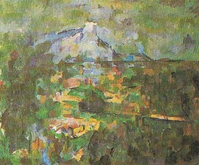 Paul Cezanne (1839-1906) often painted the subject of this 1904-1906 oil painting, 'Mont Sainte-Victoire'.