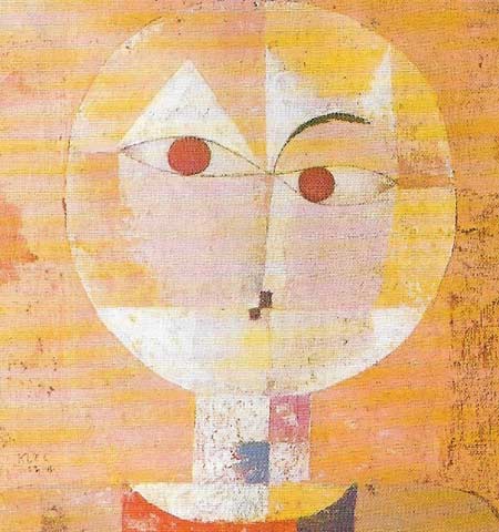 Paul Klee's picture 'Senecio' (1922) is based on a kind of humanized geometry.