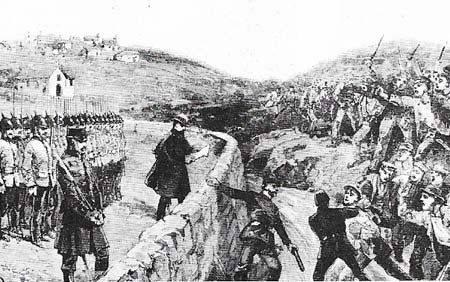 The decision of a handful of crafters to resist eviction by force in 1882 alarmed the government, who sent a gunboat to Skye to put down the 'rising'. It was cheered by the peasants, who believed that Queen Victoria had come to hear their grievances.