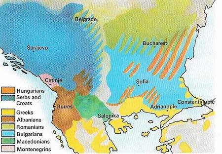 Peoples of many different races and religions inhabit the Balkans.