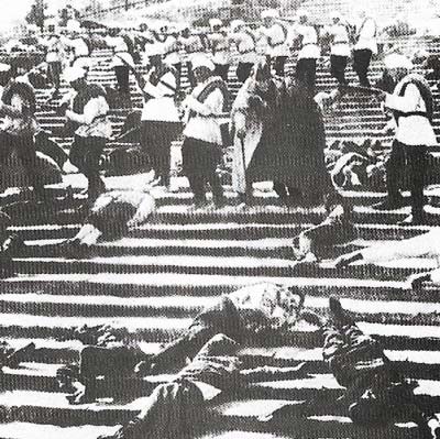 The Odessa steps sequence from Battleship Potemkin (1925) is a landmark in the history of films as art.