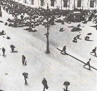 Clashes broke out in Petrograd on 16-18 July 1917 when armed workers demonstrated for 'All power to the Soviets' but were suppressed by the government.