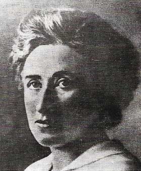 Polish-born Rosa Luxemburg, with Karl Liebknect, led the Marxist 'Spartacist' movement which sought to end the 1914-1918 war.