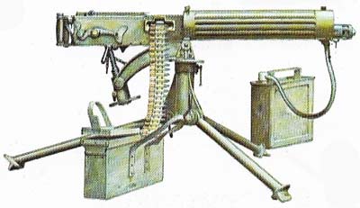 The generals of 1914 had been trained to think of mobile offensive warfare, but the relatively new British Vickers medium machine gun with its lethal affect on exposed infantry was among the armaments that upset their view. Once the exhausted armies had dug in, artillery and machine guns ensured that trench warfare would continue.