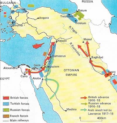 In the Middle East, disease caused more casualties than enemy action.