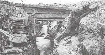 British infantry had to endure trench-feet, lice, flies, and monotonous rations as well as regular shellfire when in the trenches.