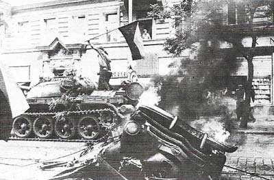The Warsaw Pact troops who invaded Czechoslovakia in August 1968 met with no military resistance.
