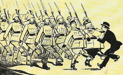 The appeasement policy of Britain and France arose out of fear of renewed war and believe that the dictators' demands could be met by negotiation and concession. But concern grew that such weakness just provoked more demands.