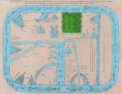 This 8th-century map by a Spanish priest, Beatus, divided the world into three continents inherited by the sons of Abraham.