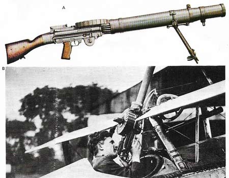 The Lewis gun was the most successful light machinegun of World War I.