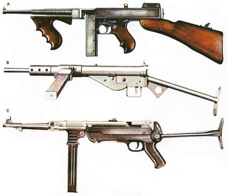 Sub-machine guns proved their worth in World War II.