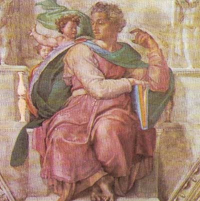 In Hebrew history a number of prophets arose who commented on society and rebuked the insincere practice of religion. Like Isaiah, depicted here by Michelangelo, the prophets taught belief in one God who was just and merciful and required similar qualities from His followers.
