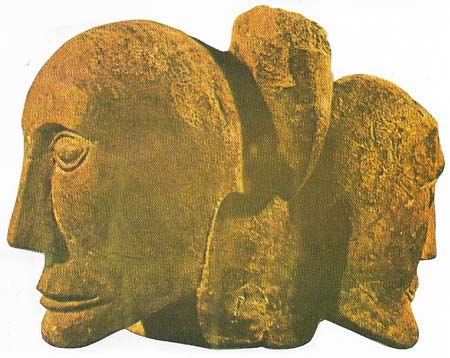 The severed head – the true godhead – with one, two, or three faces was the supreme object of Celtic worship.