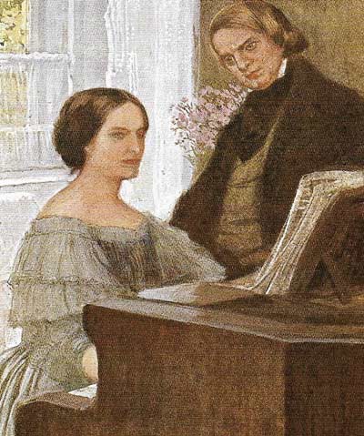 Clara and Robert Schumann