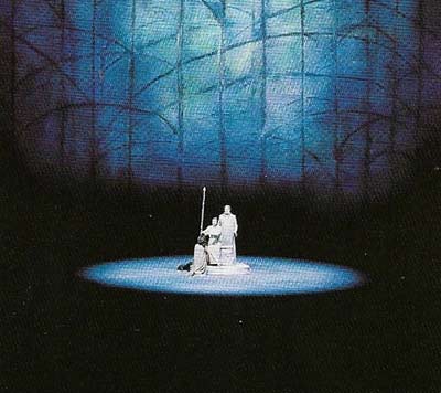 The 'Good Friday' scene from a 1950s Bayreuth production of Parsifal, produced by Wagner's grandson Wieland.