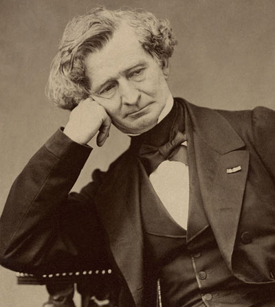 Portrait of Berlioz by by Pierre Petit, 1863.