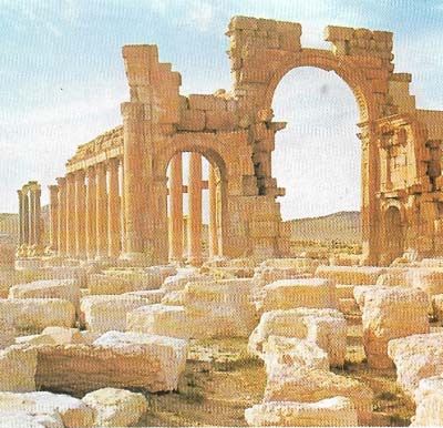 The influence of the Roman Empire continued as a civilizing force long after its fall. The massive grandeur of its buildings, such as these at Palmyra, remained as a visible reminder, while Rome's intellectual legacy was permanent.