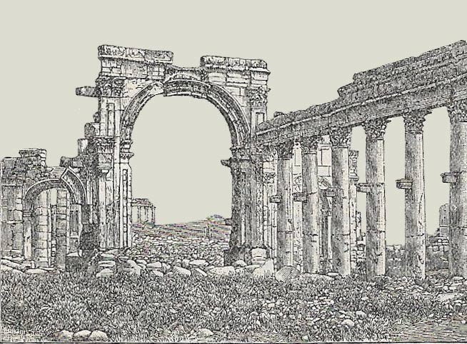 Portico of the Great Colonnade, Palmyra