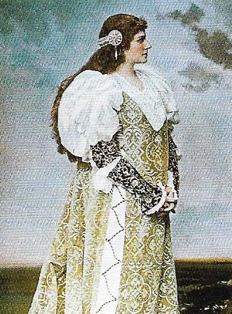 The French dramatic sopranoRose Caron as Desdemona in Verdi's Otello.