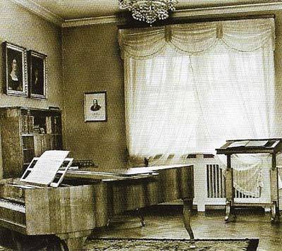 Schumann's study at his home in Zwickau