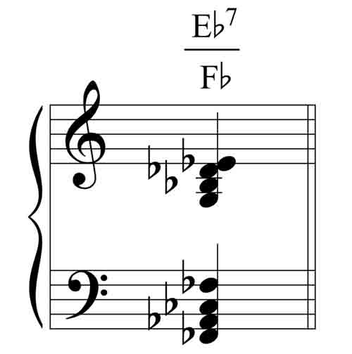 A well-known polychord from Stravinsky's The Rite of Spring.