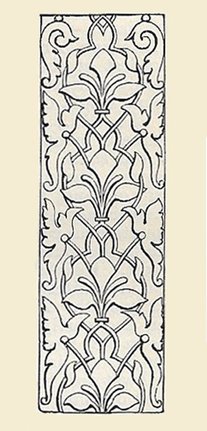 An arabesque panel