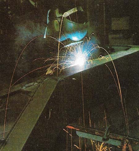 Welding is a process of joining metals together with a bond so strong that it is often superior to the parent materials.