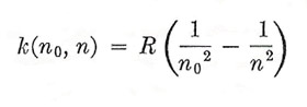 Lyman series formula