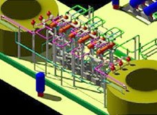 Two-tank indirect thermal storage system