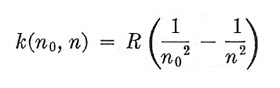 Equation forwave numbers of general spectral sequences