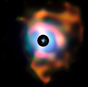 The nebula around Betelgeuse imaged by the Very Large Telescope