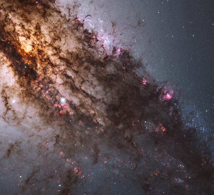 Hubble image of Centaurus A (NGC 5128)