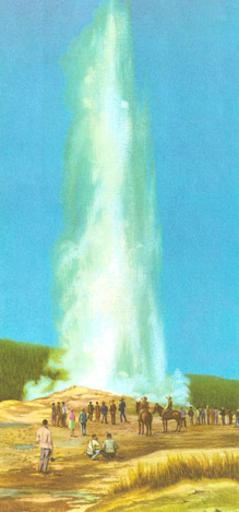 Giantess geyser