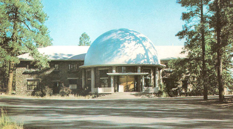 The main building at the Lowell Observatory