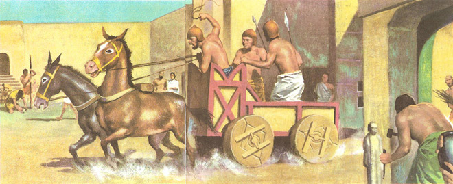 Sumerian chariot racing