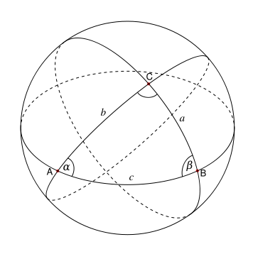 spherical triangle