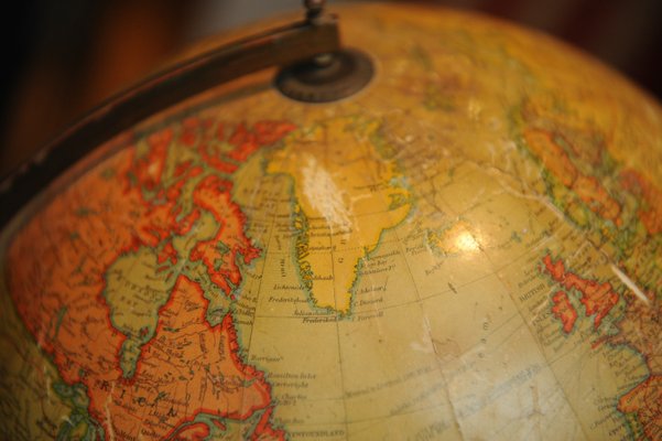 Antique globe.