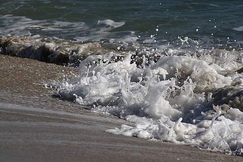 Sea foam.