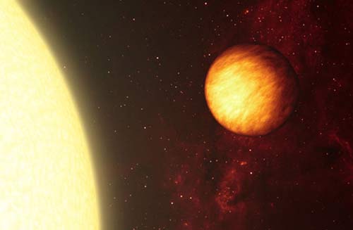 An exoplanet orbiting its star at just a fraction of the Sun-Mercury distance will become gravitationally locked to the star.