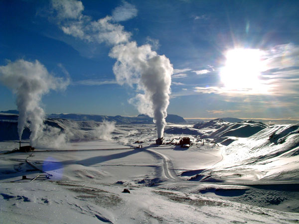 Geothermal power station in Iceland