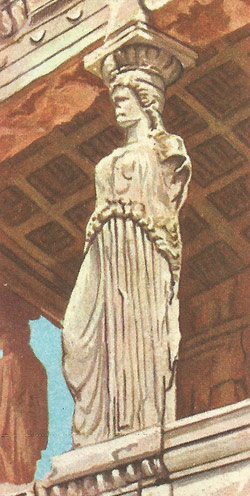 The Erechtheum: a caryatid