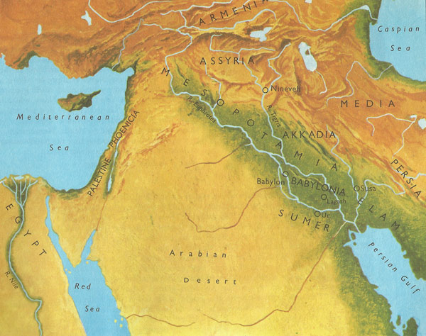 Map of Mesopotamia