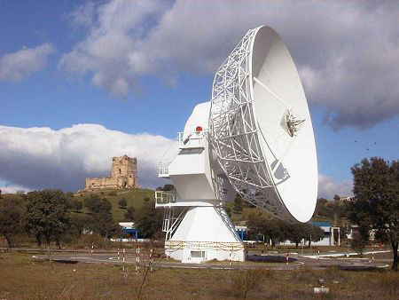 15-meter dish at the Villafranca Satellite Tracking Station