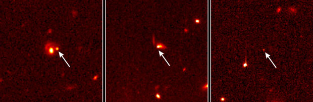 distant supernovae imaged by the Hubble Space Telescope