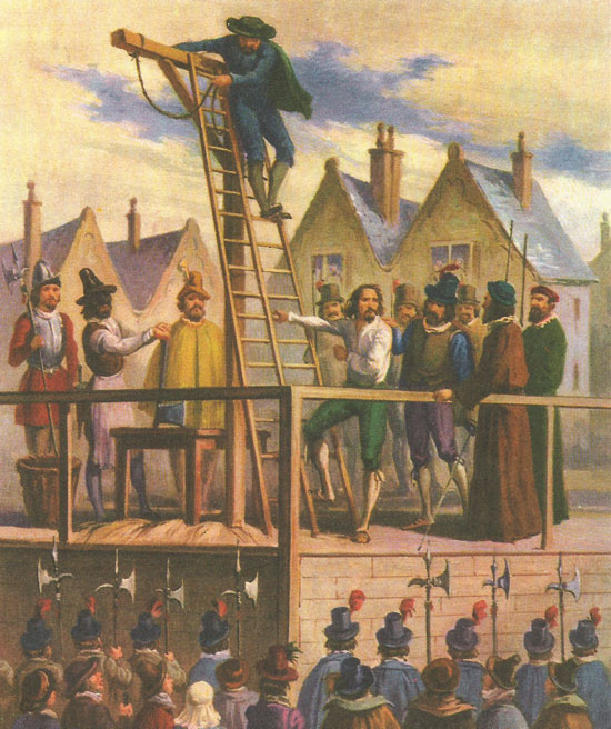 execution of Guy Fawkes